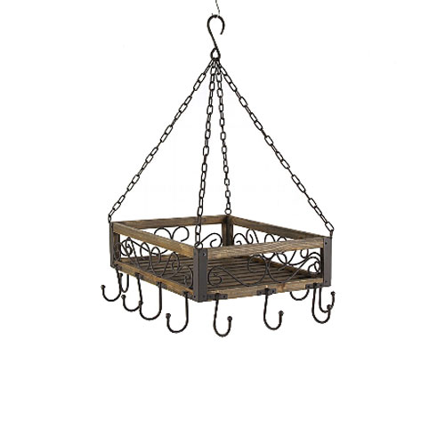 Nachttisch Hängekorb Metall - Bett Organizer 34x13x10cm Für Handy & Bücher